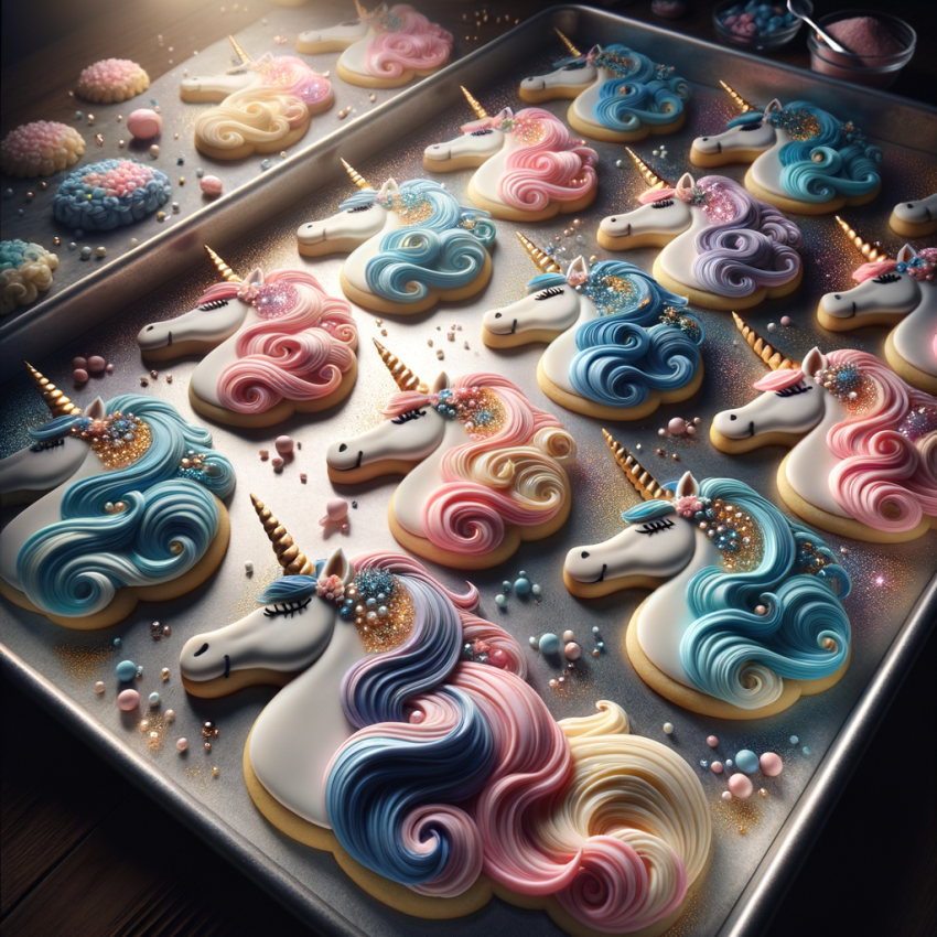 "Enchanting Delights: A Unicorn Cookie Extravaganza"