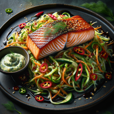 Salmon Zoodle